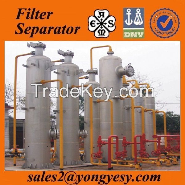 crude oil filter separator