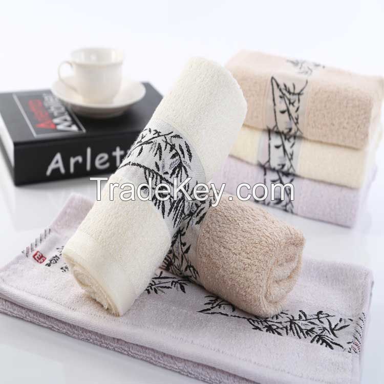 Factory chinese wind bamboo fiber towel