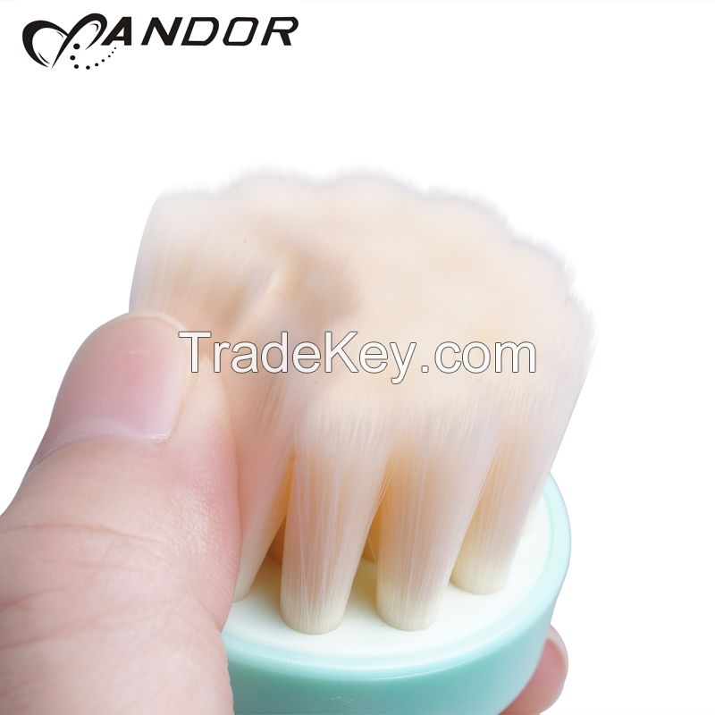 Most popular nice design synthetic hair facial brush