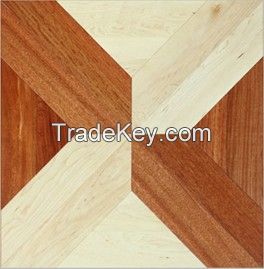 Maple parquet wood flooring