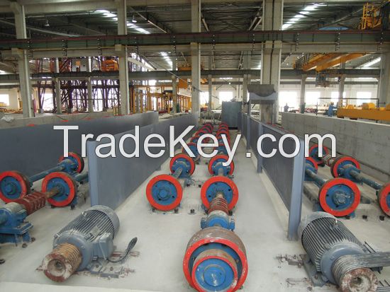 high efficiency prestressed concrete pole machine