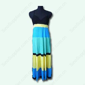 Color Multi Long Dress