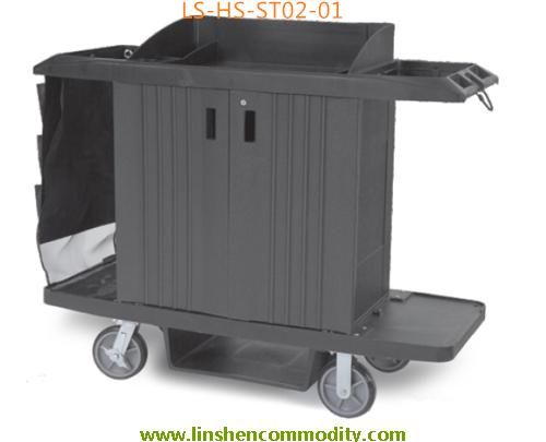 LS-HS-ST02 Hotel Guestroom Service carts service trolley hotel supplies