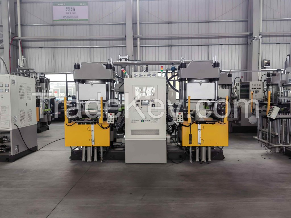 High Quality Rubber Automatic Vacuum Flat Vulcanizing Machine 300T Rubber Vulcanizing Machine Rubber Sheet Flat Vulcanizing Press Machine