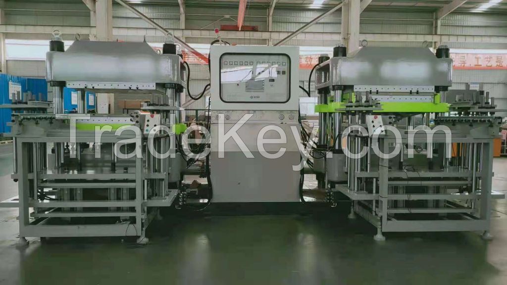 High Quality Rubber Injection Molding Machine Vertical And Horizontal First In Back Out Rubber Silicone Injection Molding Machine 400T 8000CC Rubber Injection Molding Press Machine