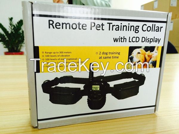 remote dog bark collar/remote dog training collar