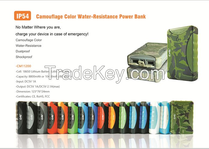 water resistant power bank