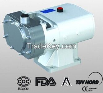 Sanitary vertical vane Lobe Pump for milk syrup