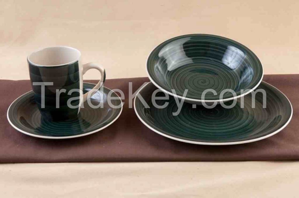 16 pcs hand painted dinnerware sets