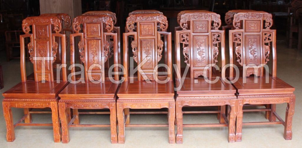 rosewood 9pcs dining room sets