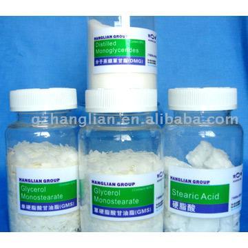 GMS40, DMG, FattyAlcohol, Stearic acid, Tween 20/60/80, Span60/80