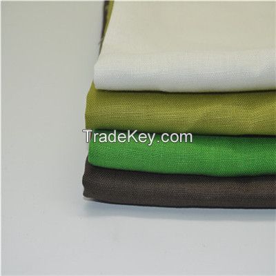 pure linen dyed fabric for garment