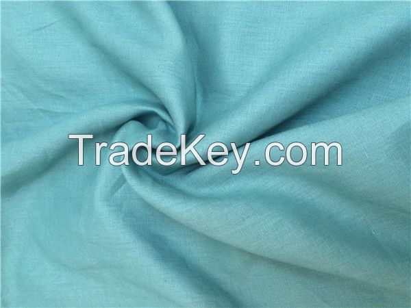 pure linen dyed fabric for garment