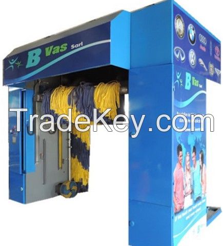 automatic rollover car wash machine