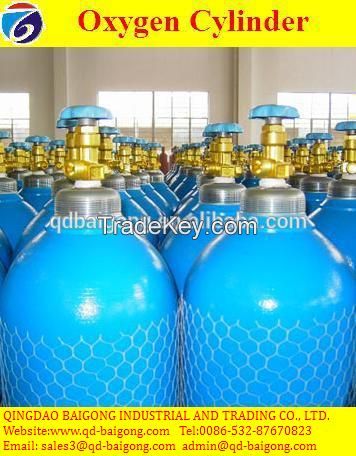 high pressure portable oxygen gas cylinder 