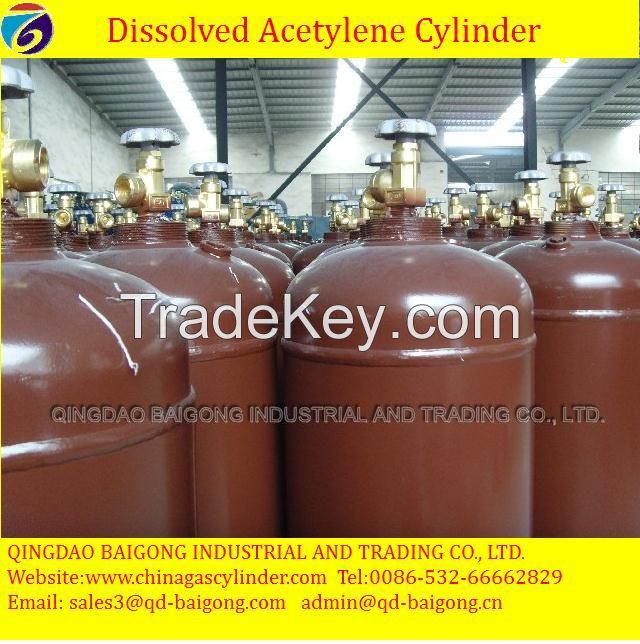 40l acetylene gas cylinder, gas cylinder for sale