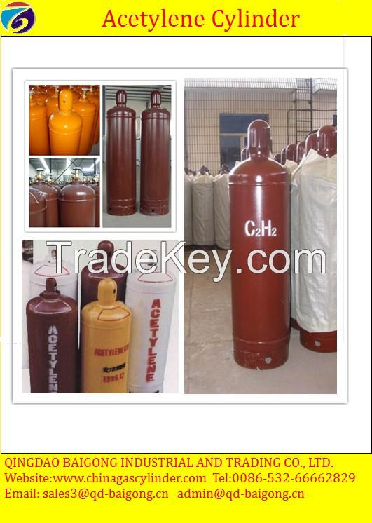 made in china acetylene gas cylinder price 