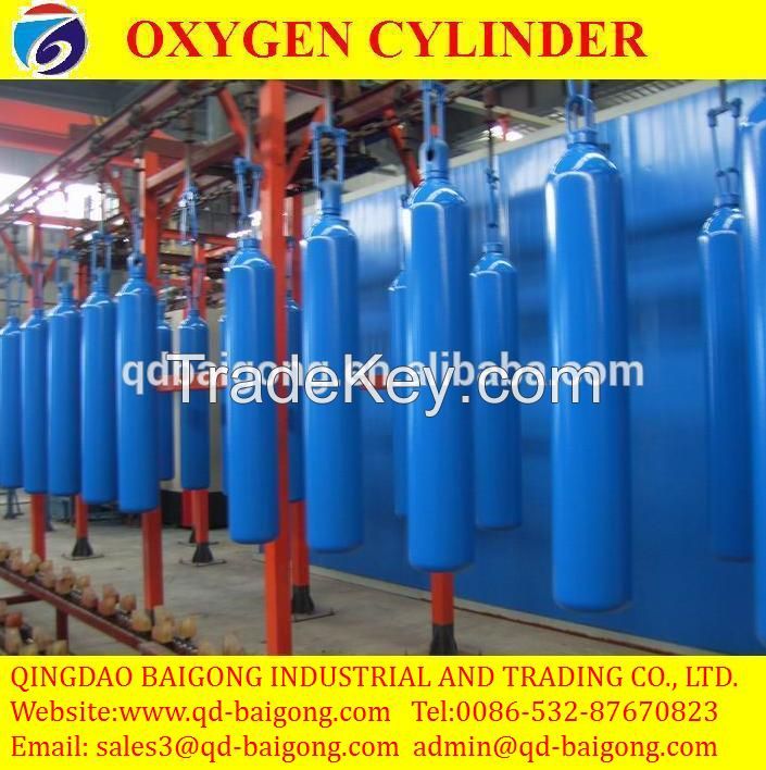 High Pressure and Steel Material empty gas cylinder