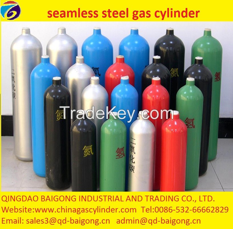 Industrial Gas Oxygen Nitrogen Carbon Dioxide Gas Cylinder