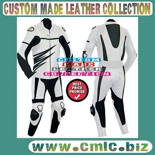 Motor bike leather suit