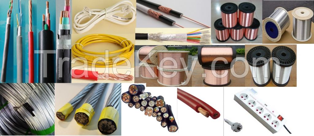 Lan cable/tel & net cable/Coaxial Cable/speaker & signal cable