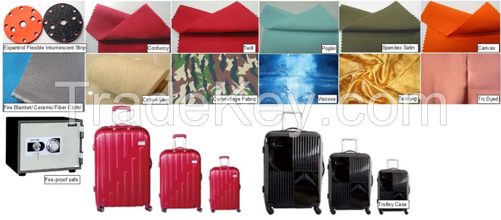 Fire-proof Safe/fire Fabric/all Kinds Of Fabric/trolley Case