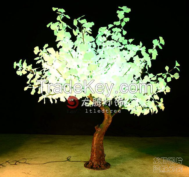 RGB led ginkgo tree light 24V waterproof