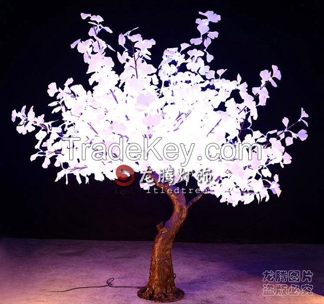 RGB led ginkgo tree light 24V waterproof