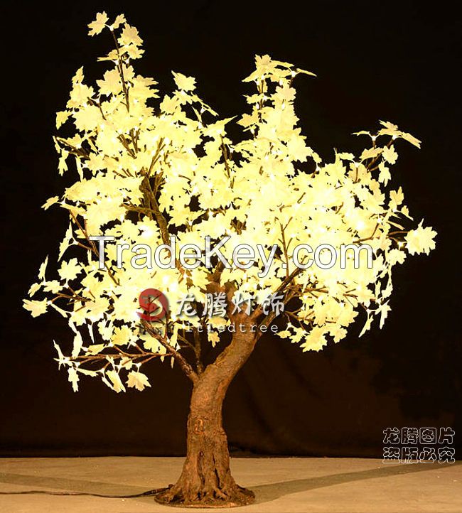 1.5m Artificial maple tree with lights