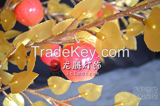 New design led tree light/Golden apple tree with lights