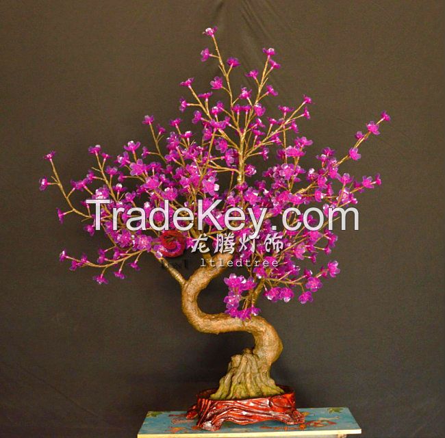 decorative lighted trees and flowers, led tree lighting for decoration