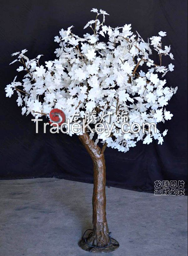 1.8m fabric warm white maple tree light