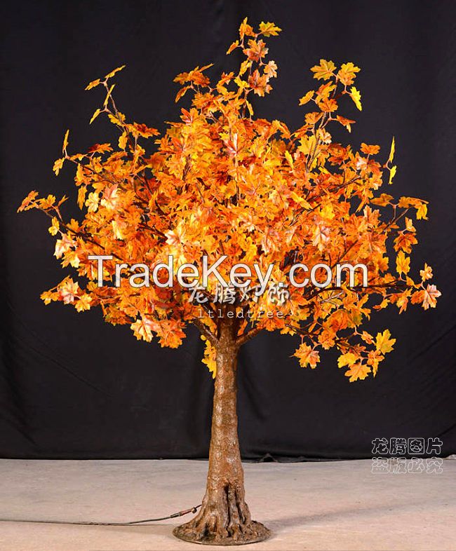 Home decoration led maple tree sale