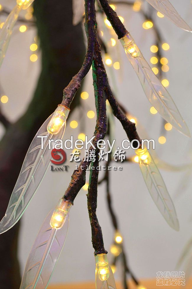 led warm white decorative tree branch lights