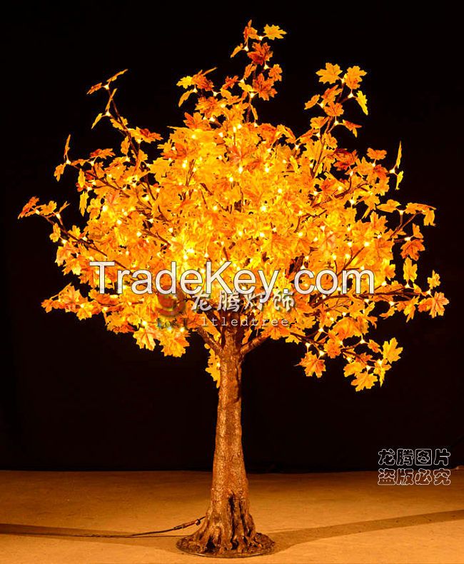 Home decoration led maple tree sale