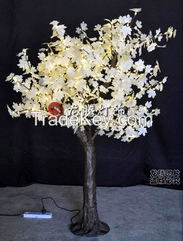 1.8m fabric warm white maple tree light