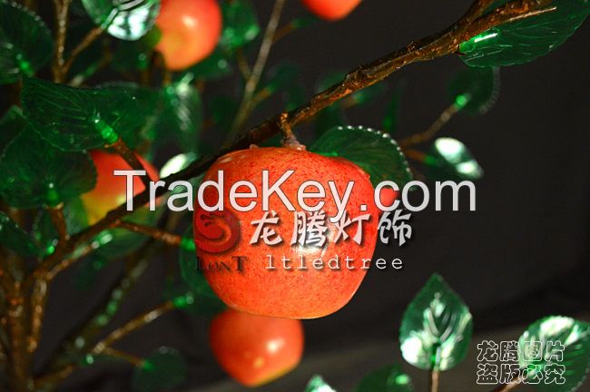 Indoor and outdoor lighted apple tree with 2 years warranty