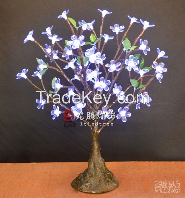 50cm battery operated bonsai tree white lights