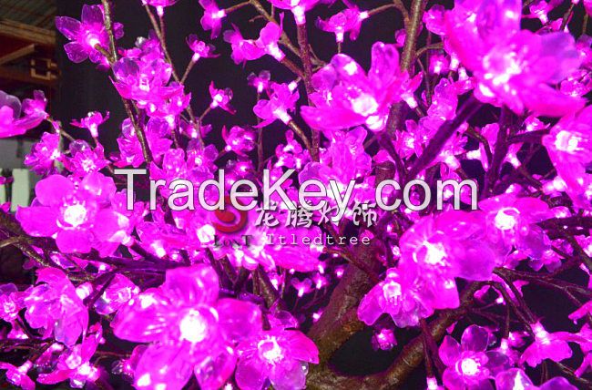 decorative lighted trees and flowers, led tree lighting for decoration