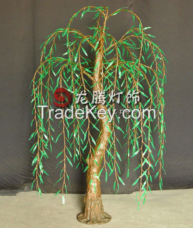 Artificial garden decoration tree with light
