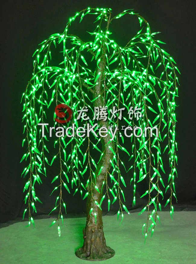 Artificial garden decoration tree with light