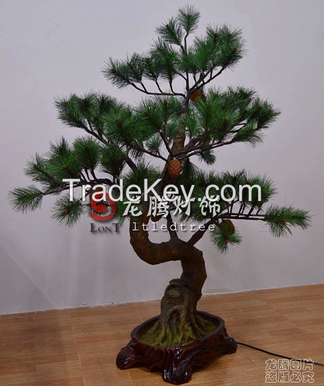LED Cedar tree light bonsai for indoor