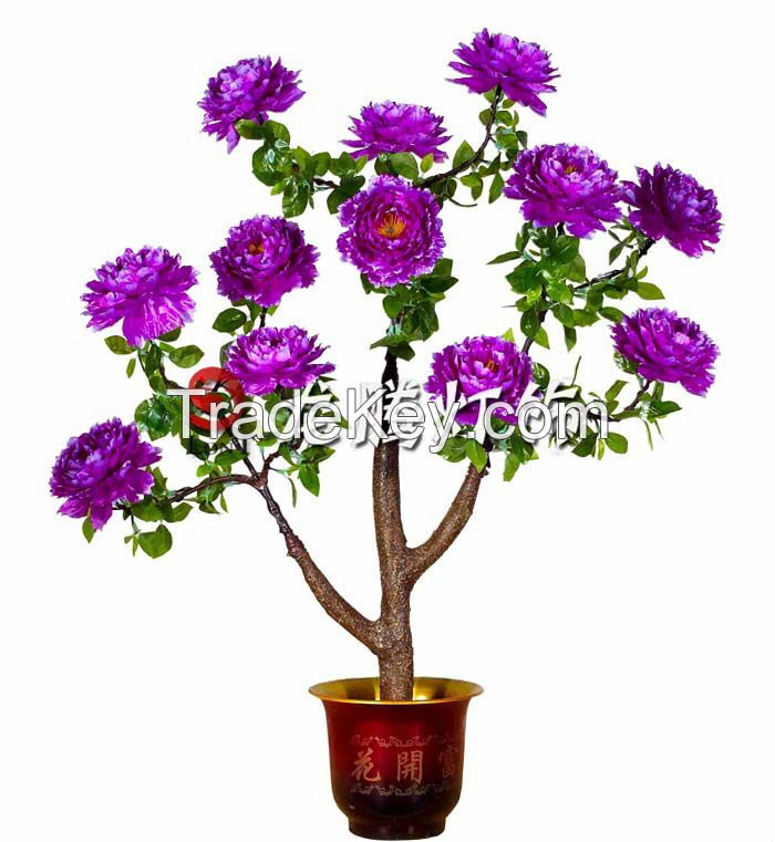 Led flowering tree for wedding and home decoration