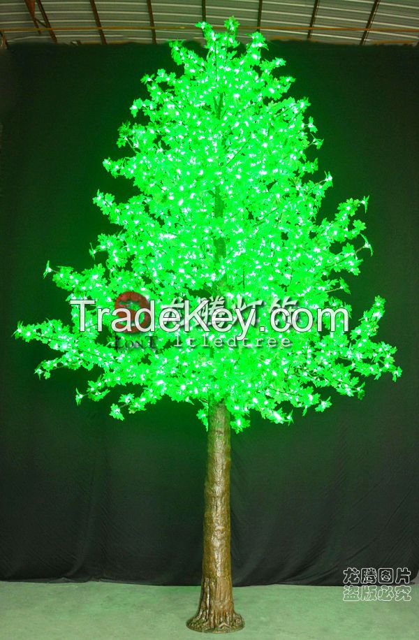 Street/park/square display lighted cone Christmas tree lights