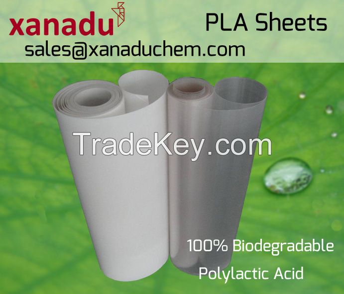 Polylactic Acid PLA Sheets 100% Biodegradable