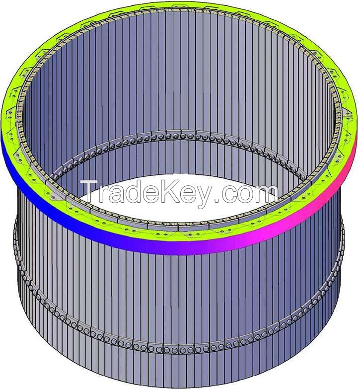 Ceramic inner cylinder of preheater