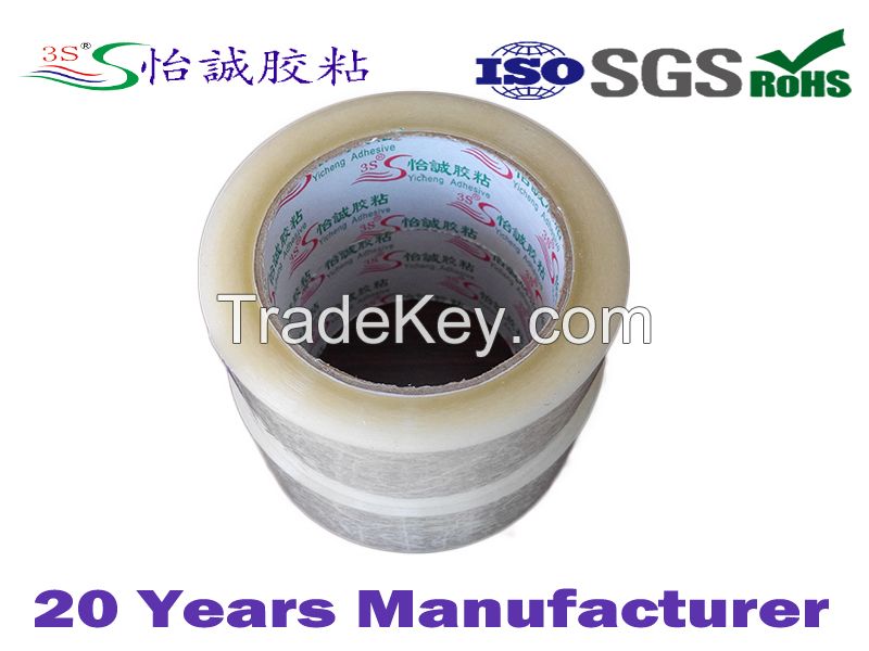 40mic BOPP packing tapes water based pressure sensitive adhesive 45mm*100M