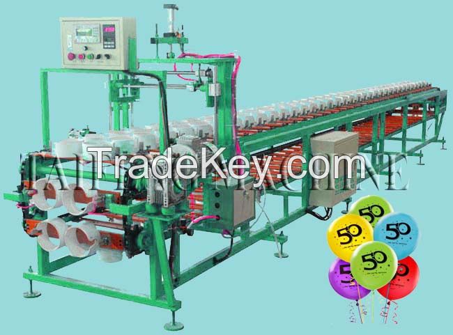 Latex balloon printing machine 