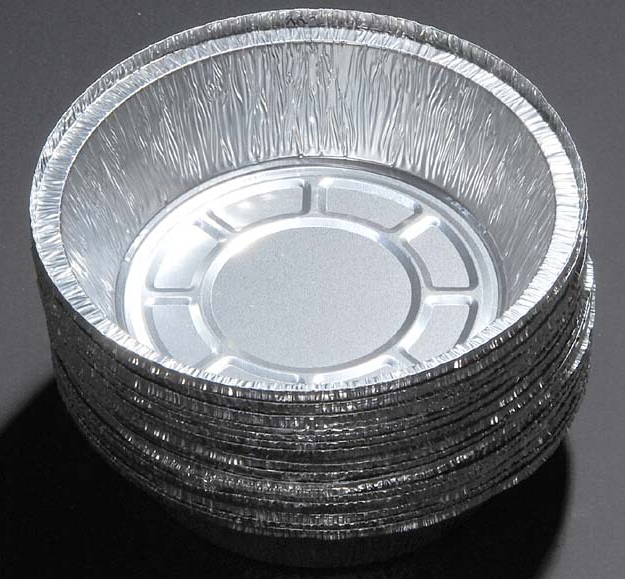Durable Packaging Round Aluminum Foil Take-Out Pan