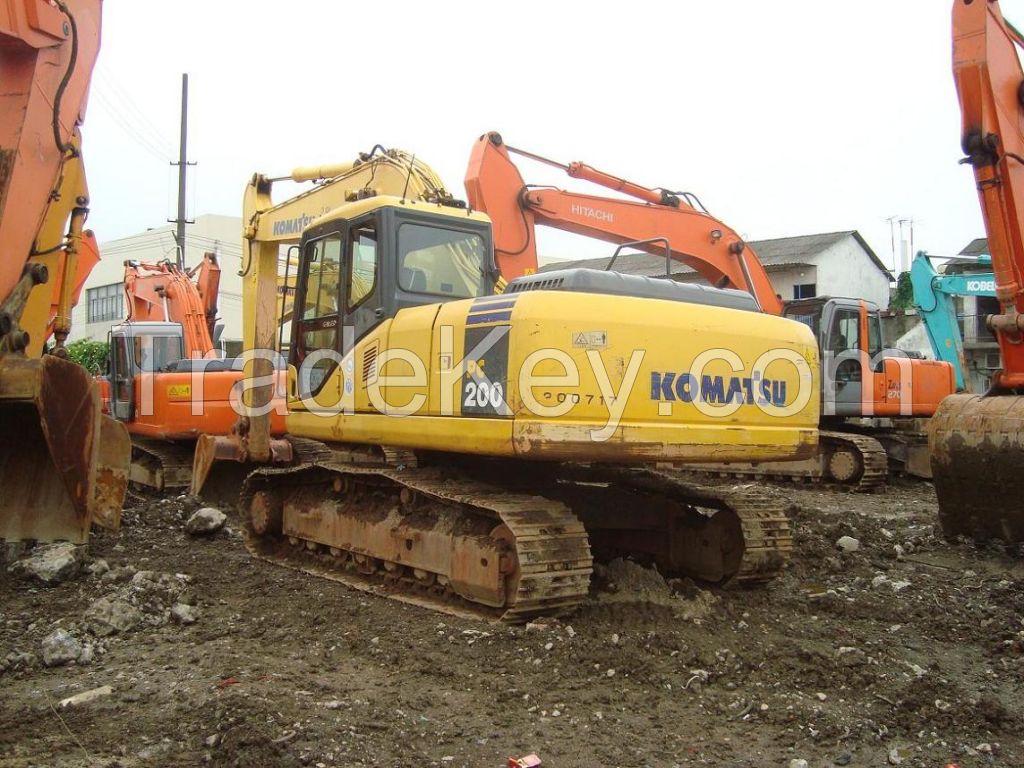 Used Crawler Excavators Komatsu PC200-7